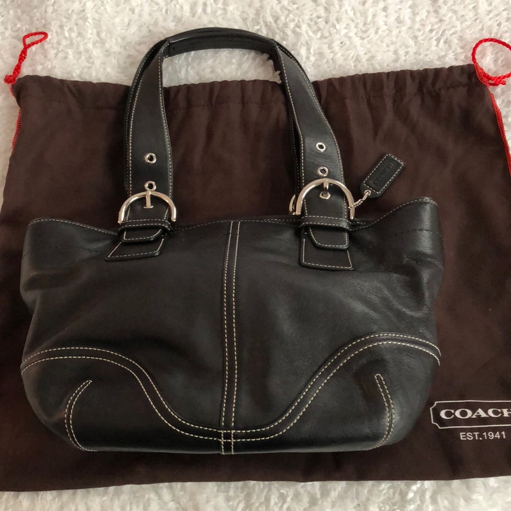 Coach leather bag